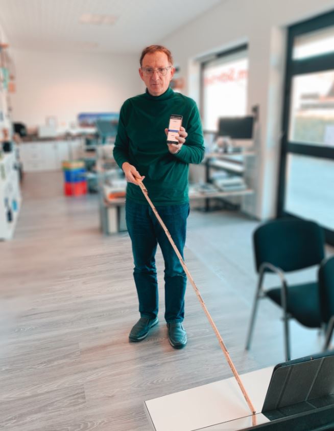 Aus 1m Entfernung bezahlen mit QR-Code Payment